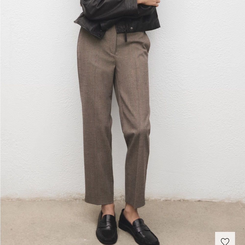 Women’s Tailored Brown Dress Pants